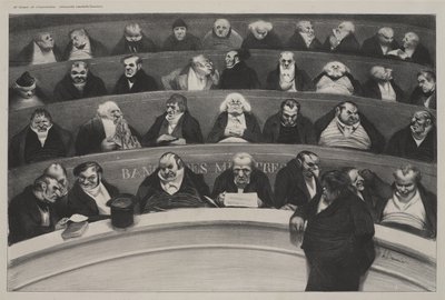 The Legislative Belly by Honoré Daumier